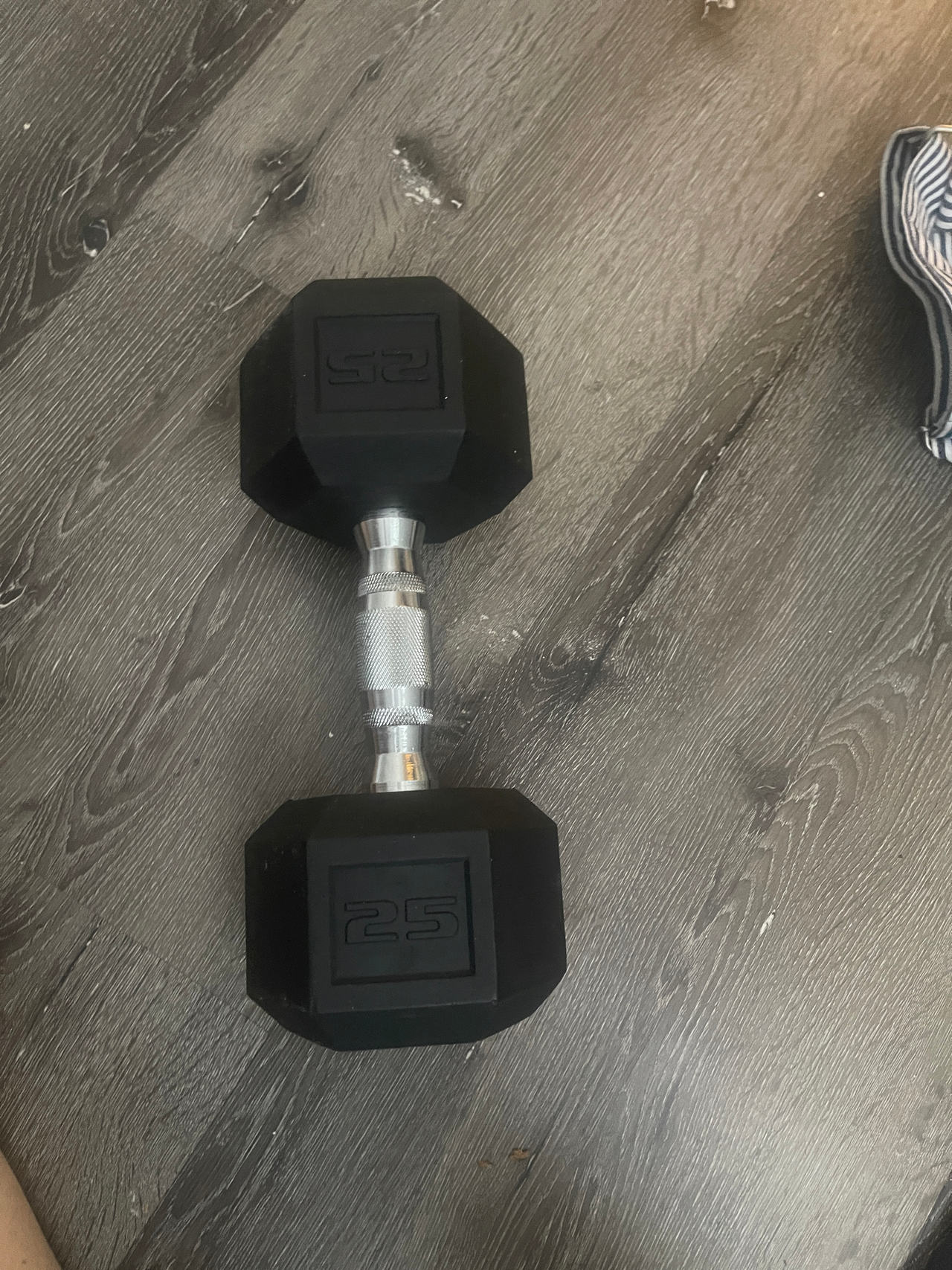Rubber Hex Dumbbell
