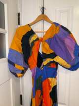 Mara Hoffman Lelia Multicolor Abstract Print Dress Size 2 - Image 5
