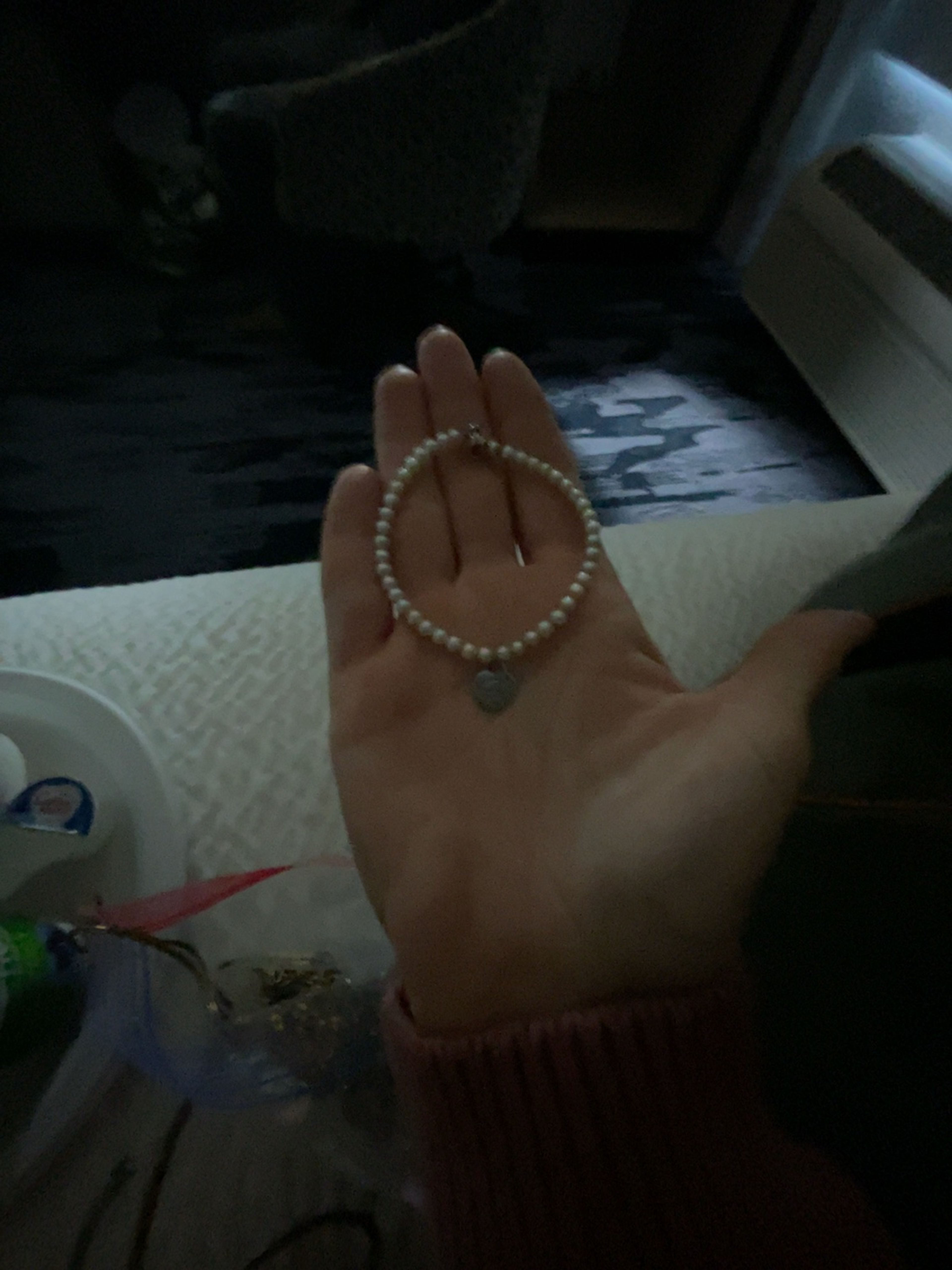 Tiffany & Co. Return to Tiffany Mini Heart Bead Bracelet Silver