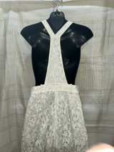 Vintage BCBG MAX AZRIA Lace Zip Front Jumpsuit Overalls - Image 3