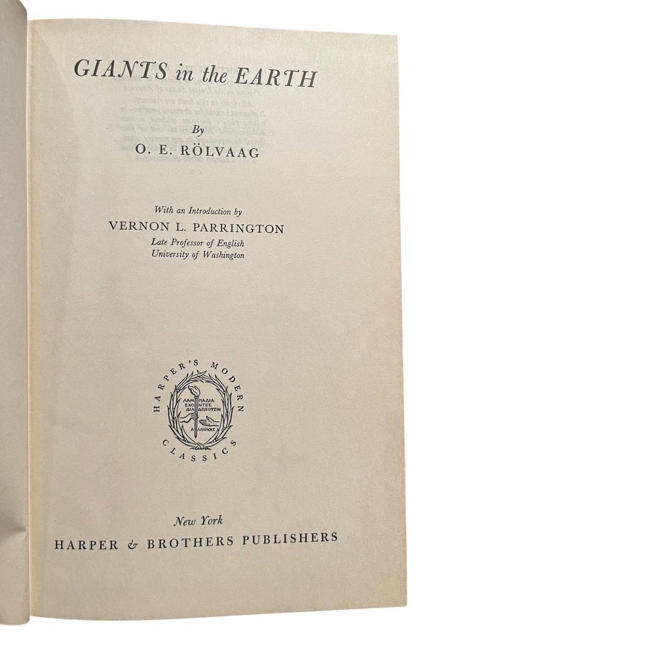 Giants in the Earth