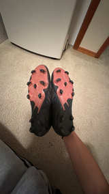 Puma Future 7 Ultimate FG/AG Soccer Cleats Black/Copper Rose Size 9.5 - Image 2