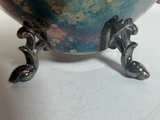 Vintage Silver Plated Footed Sugar Bowl with Lid - Image 6