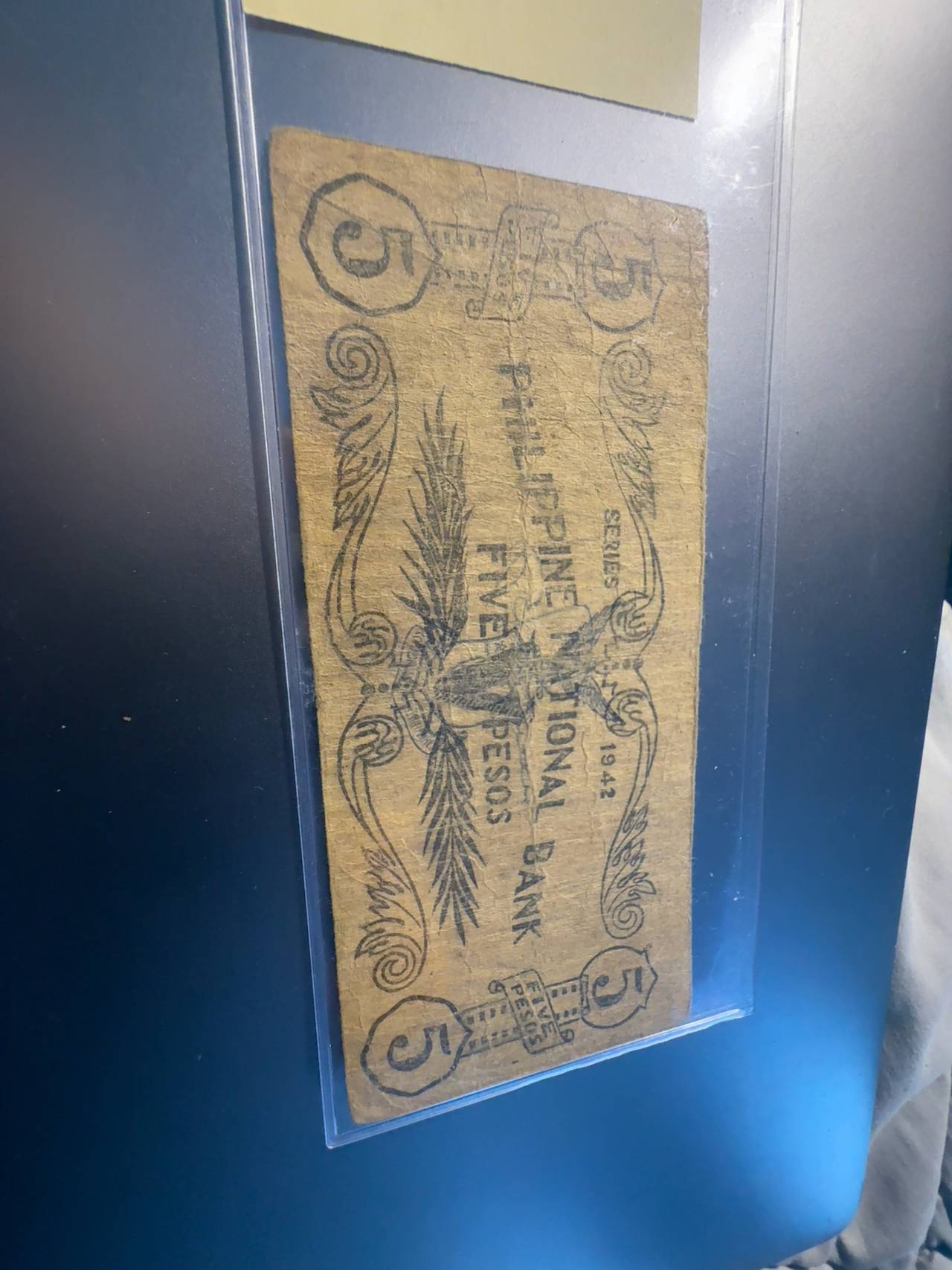 Philippines Guerrilla 5 Peso 1942 Banknote