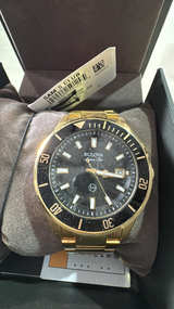 Bulova Marine Star Gold Tone Watch 43mm 98B396 - Image 1