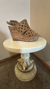 W-8 Franco Sarto Wedge Sandals - Image 2
