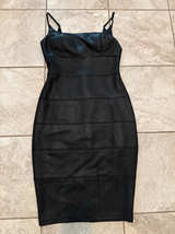 Bebe Black Snake Print Bandage Dress - Image 1