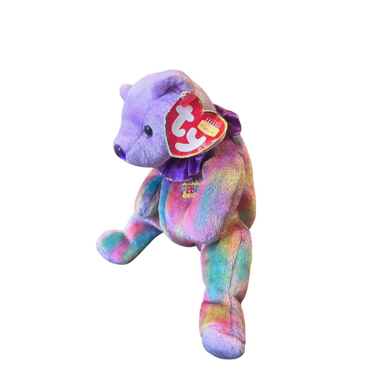 Ty Beanie Babies February Birthday Bear