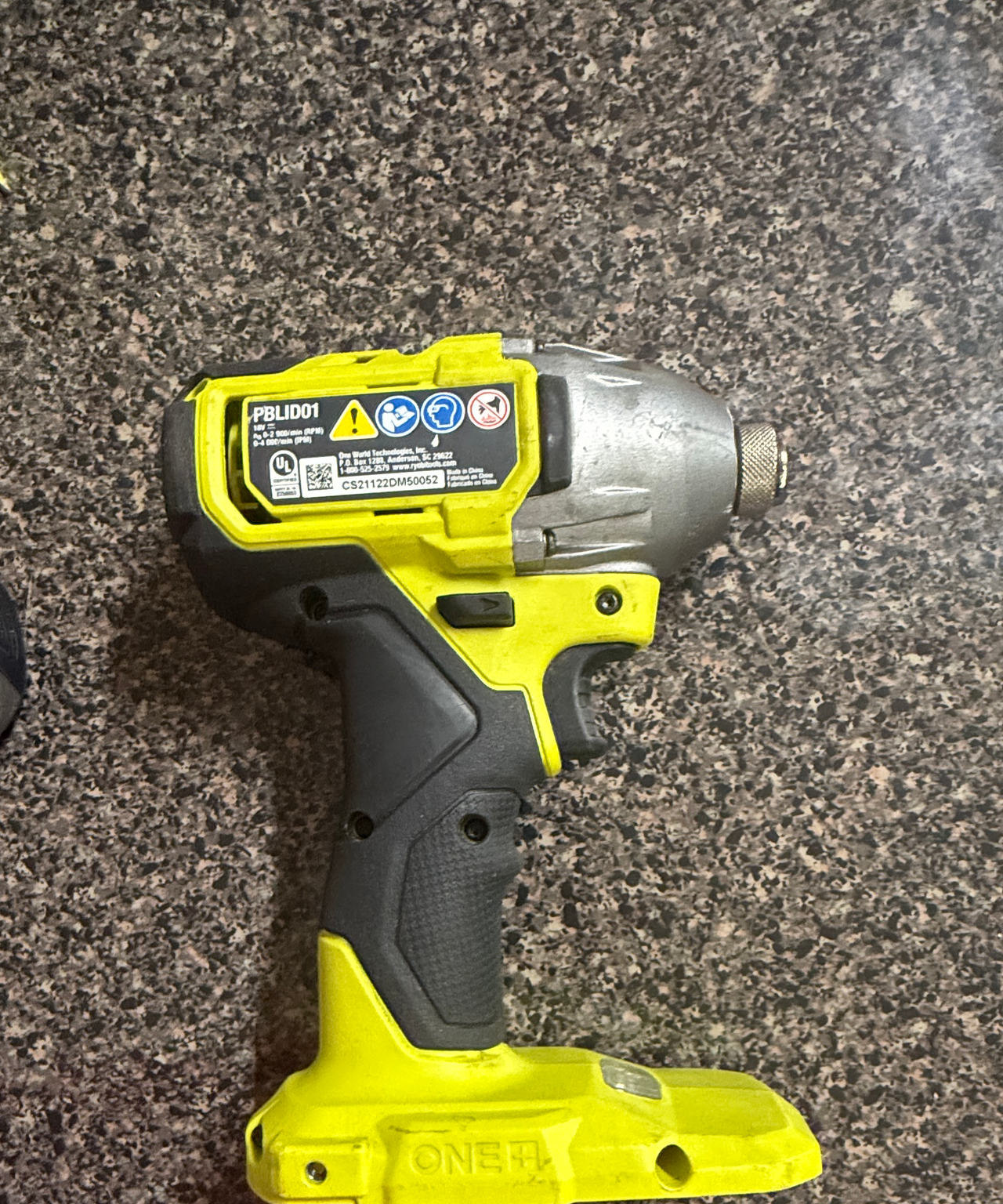 Ryobi PBLID01 ONE+ HP 18V Brushless Impact Driver