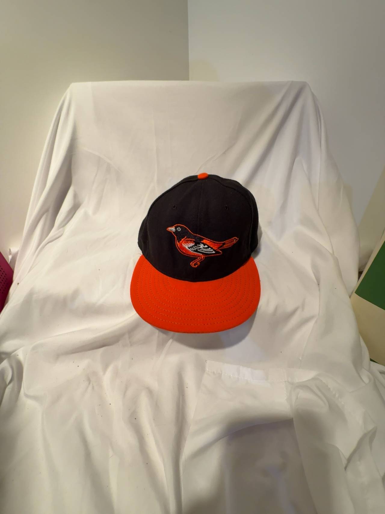 New Era Baltimore Orioles Black Orange Fitted Cap