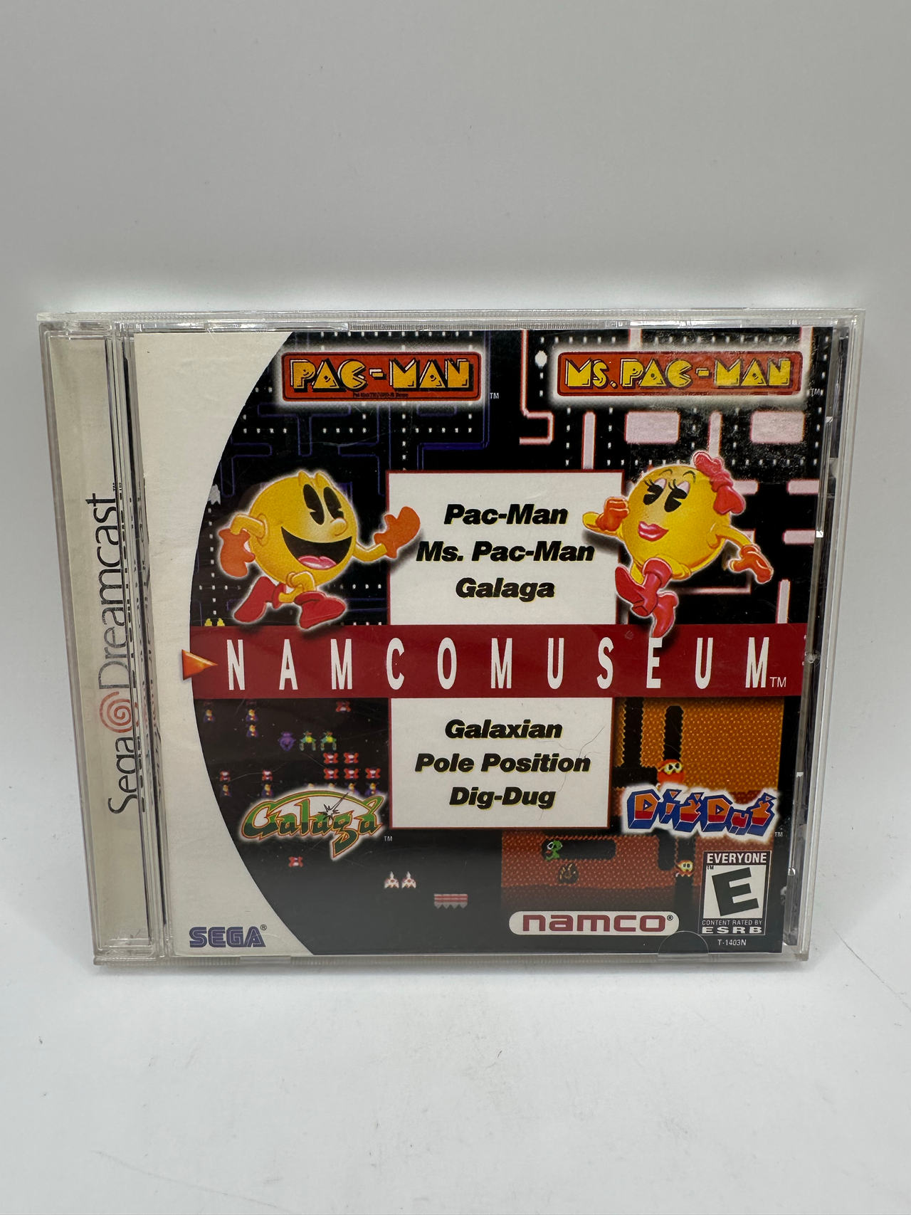 Namco Museum Sega Dreamcast Complete Pac Man Galaga Dig-Dug 2000 Release Date