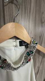 Lulus In My Dreams White Beaded Halter Dress - Image 2