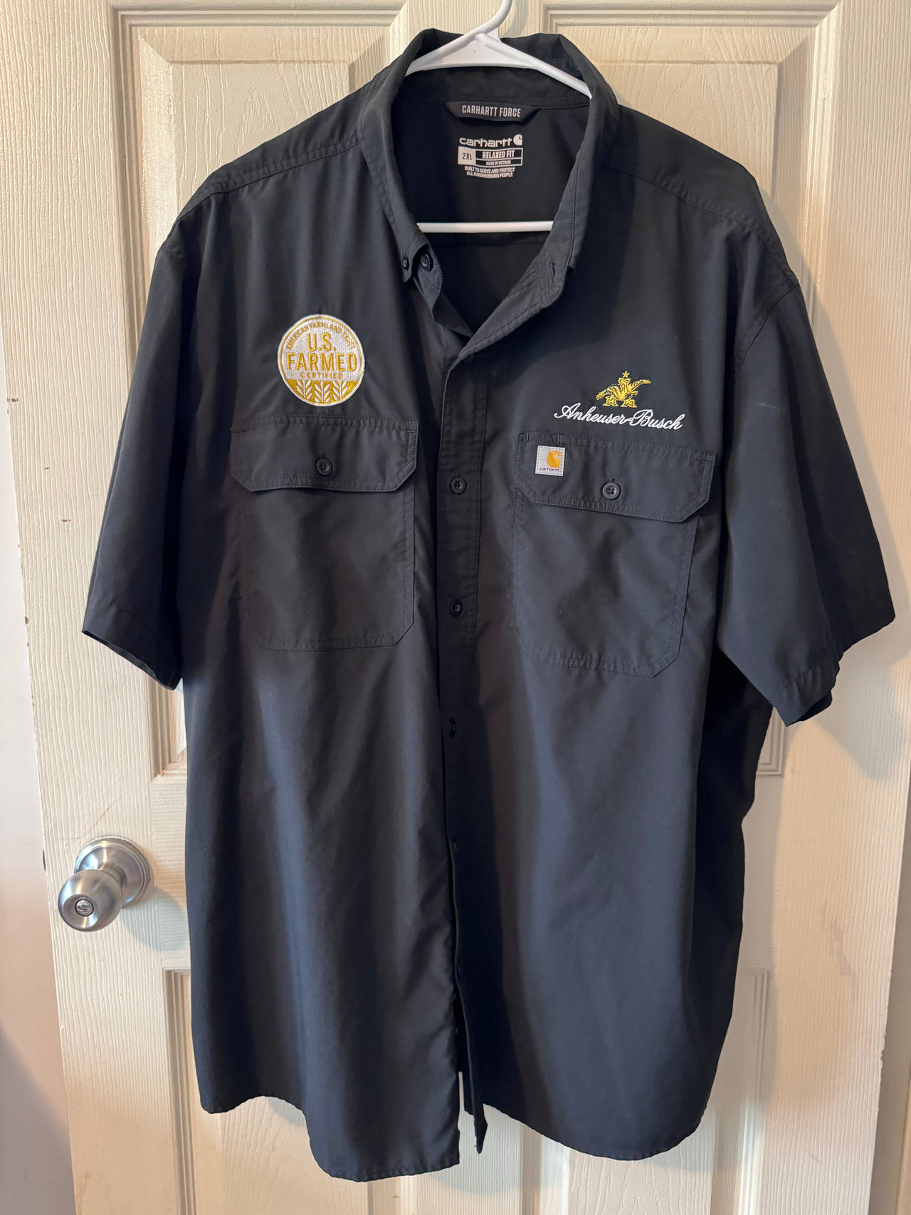 Carhartt Force Anheuser-Busch U.S. Farmed Work Shirt 2XL