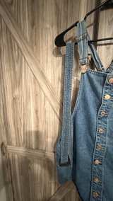 Vintage Forever 21 Button Front Denim Overall Dress size Large - Image 5