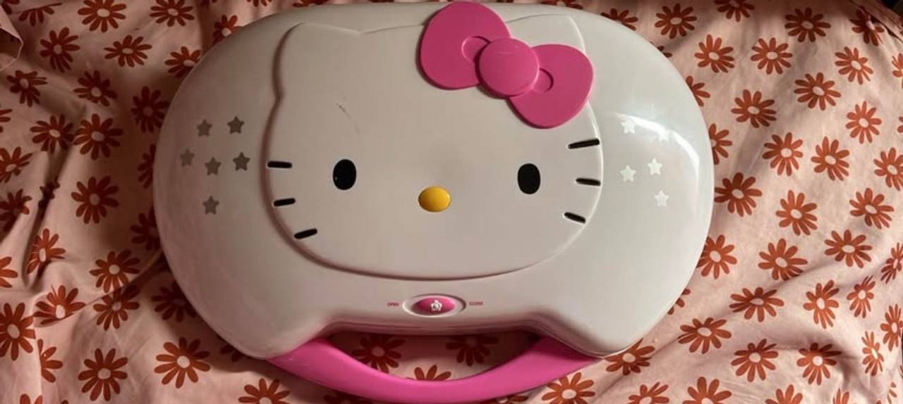 Hello Kitty Portable CD Player Boombox
