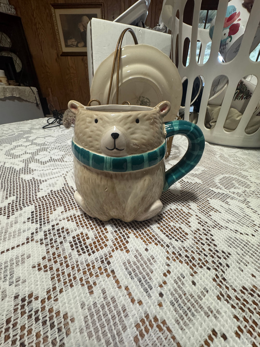 Bear Shaped Ceramic Mug