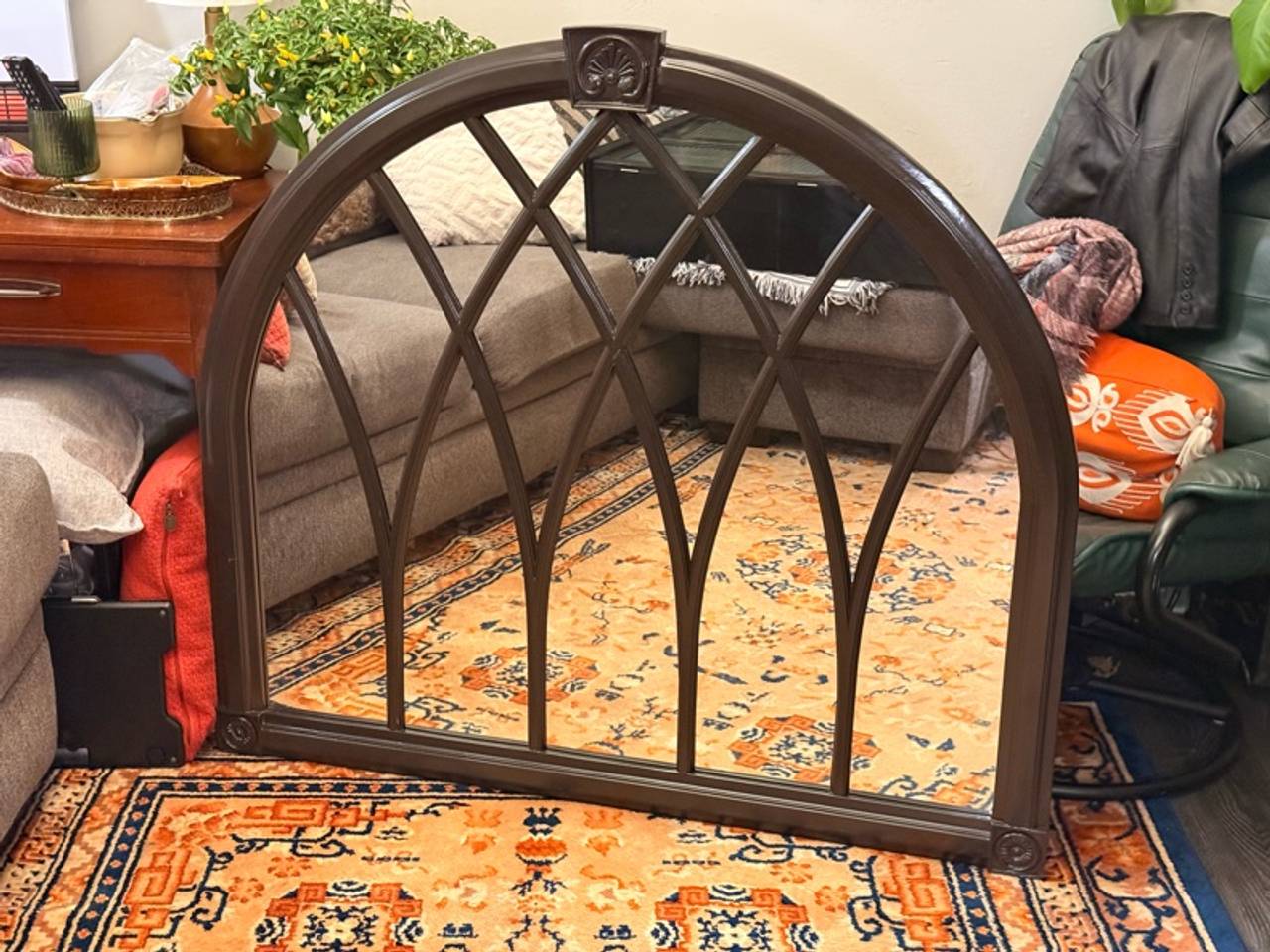 Bombay Company Richmond Arched Wall Mirror - Dark Cathedral, vintage vibes