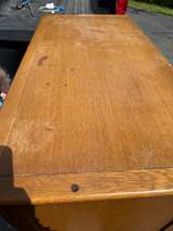 Vintage 7-Drawer Oak Dresser - Image 4
