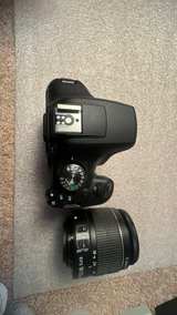 Canon EOS Rebel T7 with EF-S 18-55mm f/3.5-5.6 IS II Lens low usage no charger - Image 4