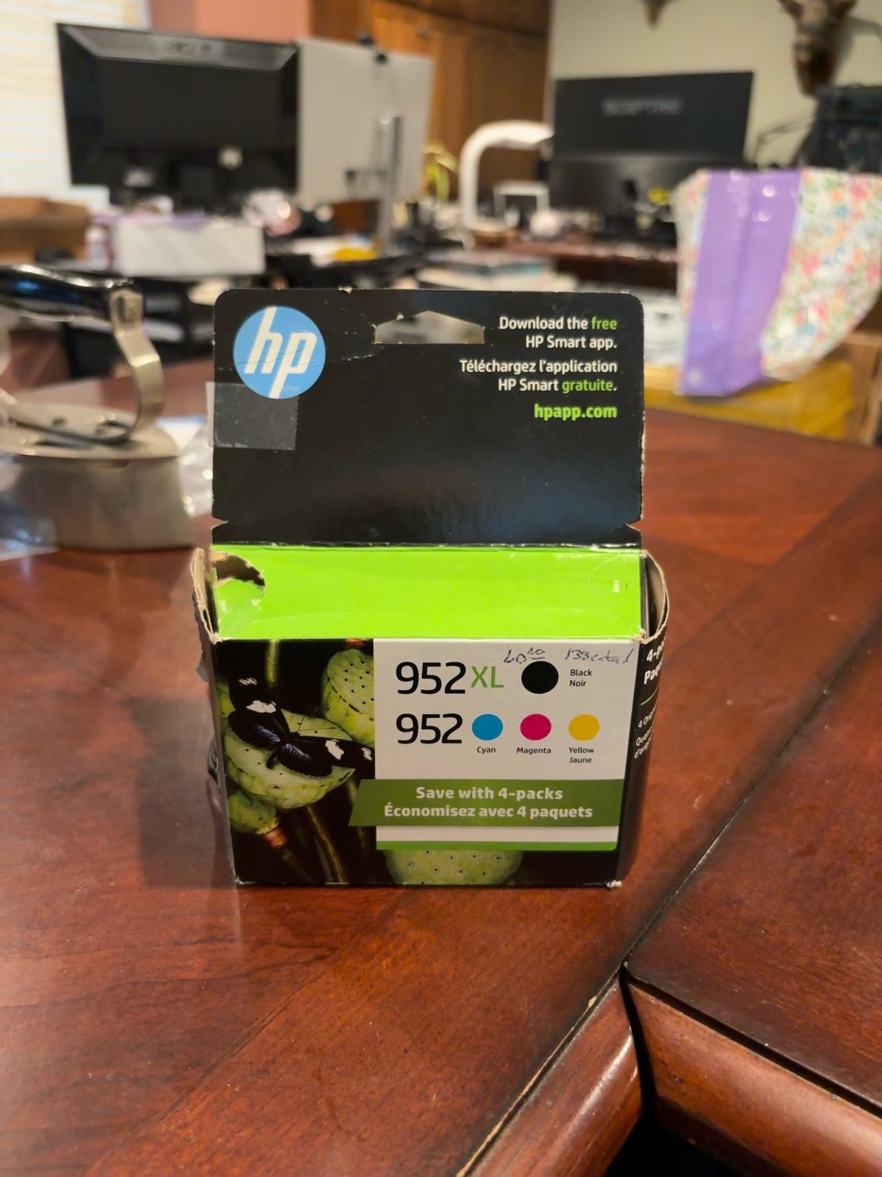 HP 952XL Ink Cartridge 4-Pack Black/Cyan/Magenta/Yellow