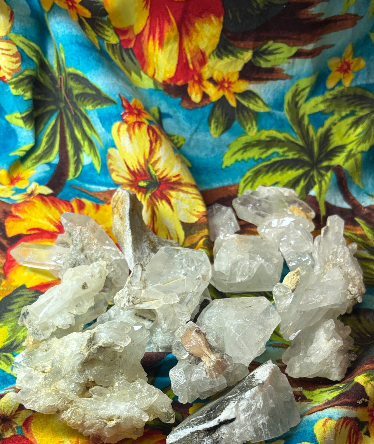Raw Clear Quartz Crystal Clusters Bulk Lot