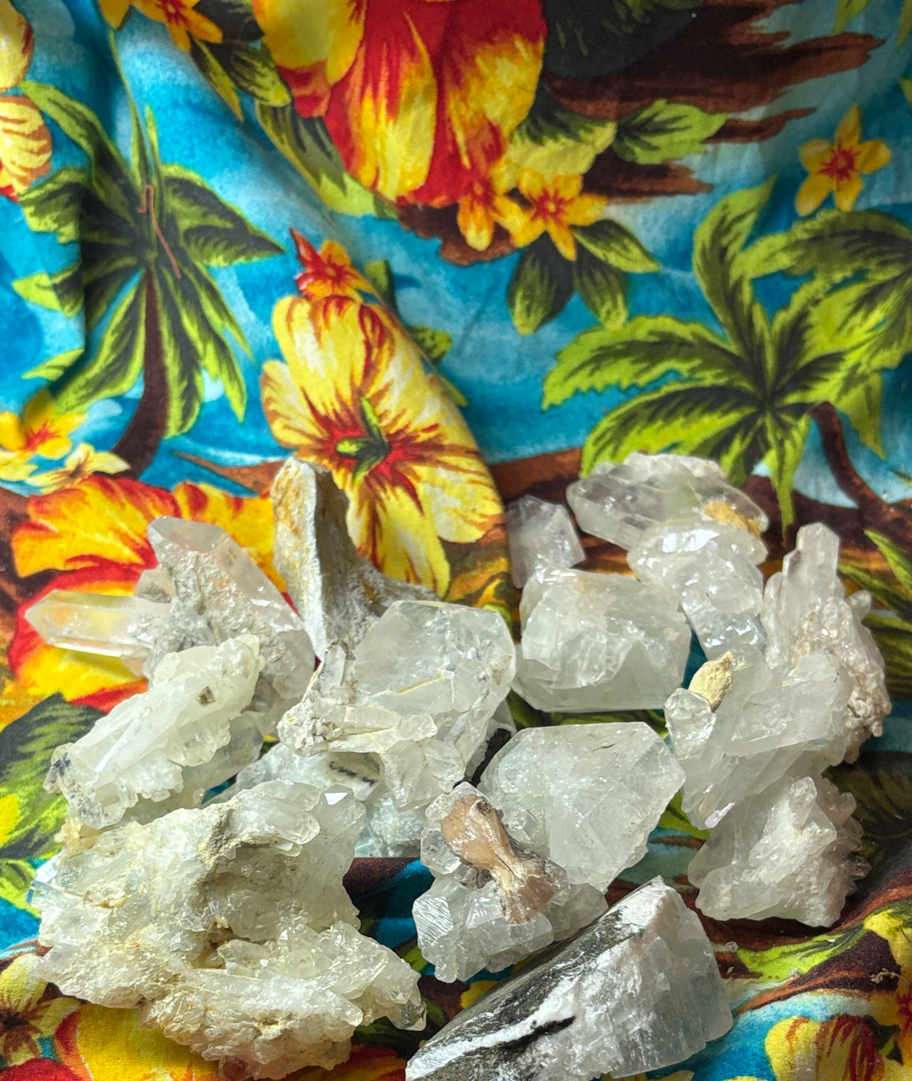 Raw Clear Quartz Crystal Clusters Bulk Lot
