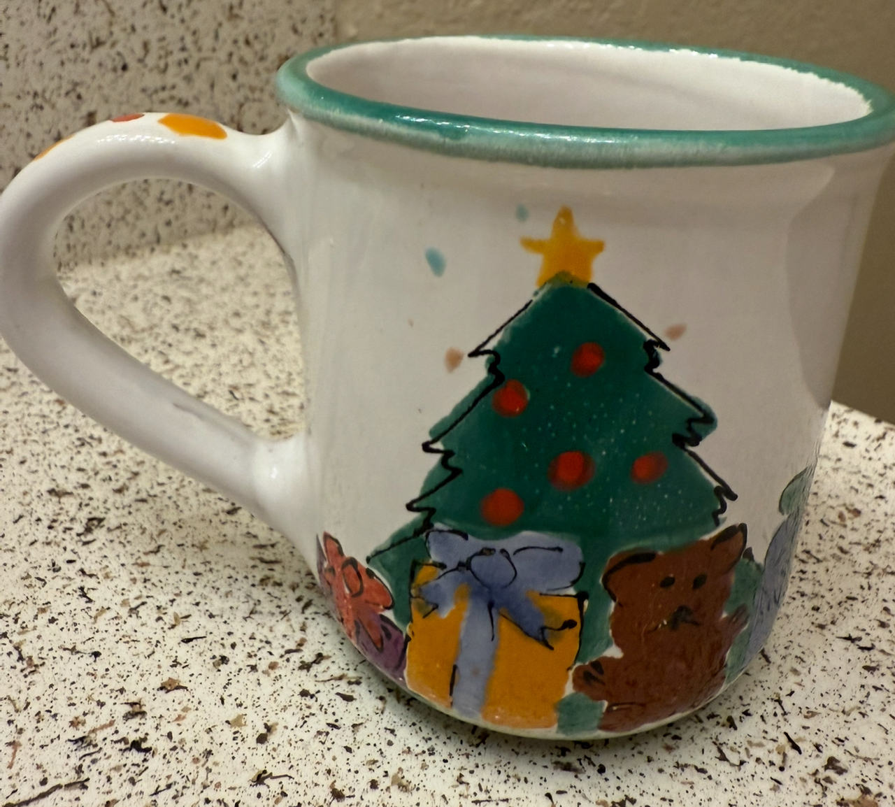 *rare* Starbucks candle Christmas-themed Ceramic Mug 