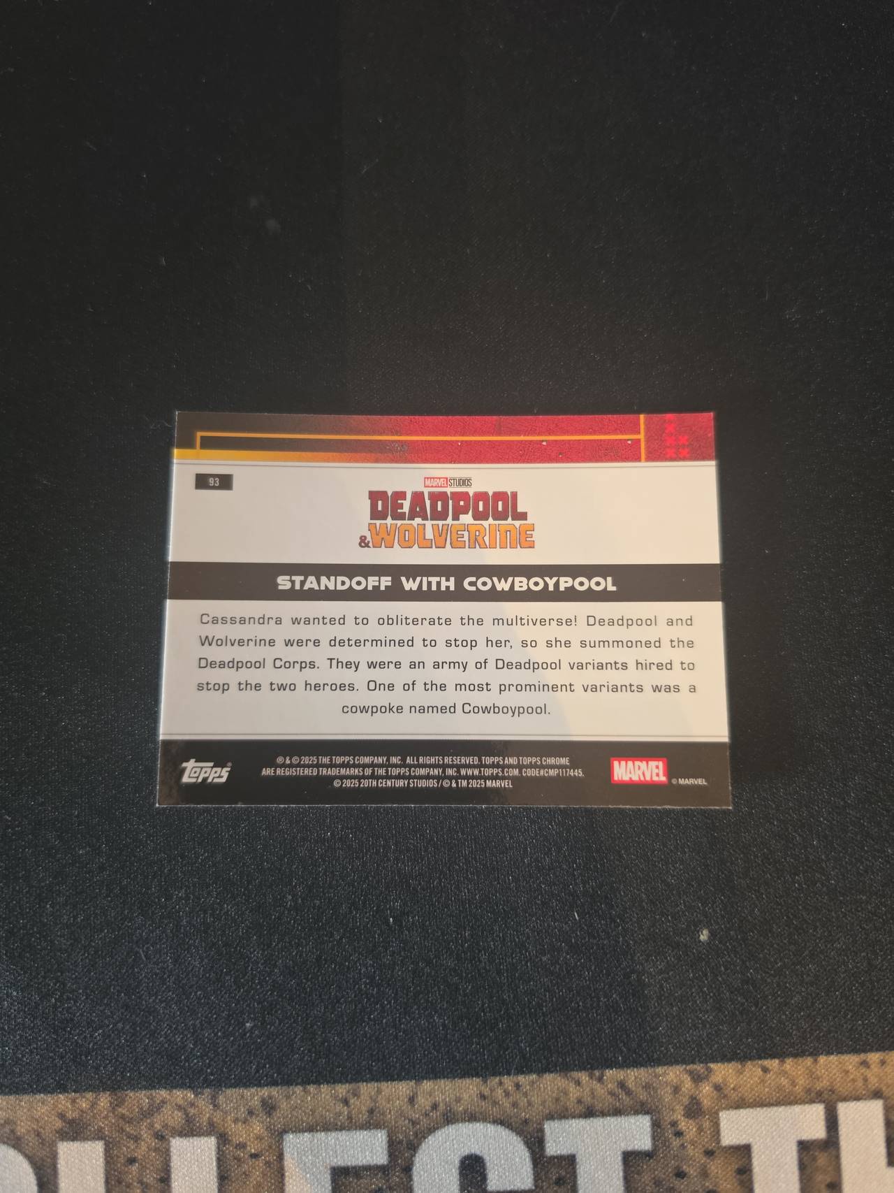 Topps 2025 Chrome Deadpool Cowboypool #36