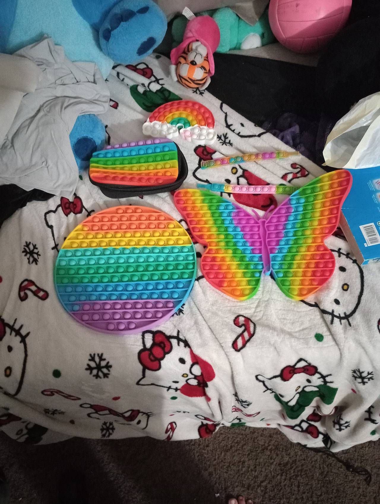 Rainbow Pop It Fidget Toy Bundle