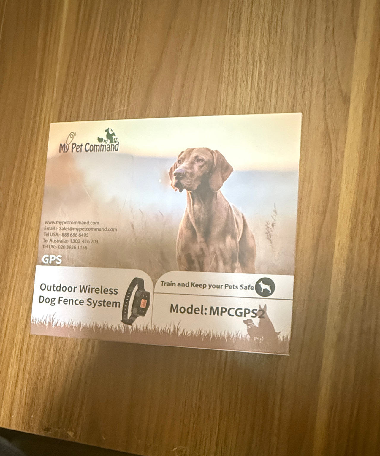 My Pet Command MPCGPS2 GPS Wireless Dog Fence System