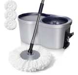 Spin Mop 5-PACK Replacement Head Gray Color EasyWring Microfiber Spin Mop - Image 1