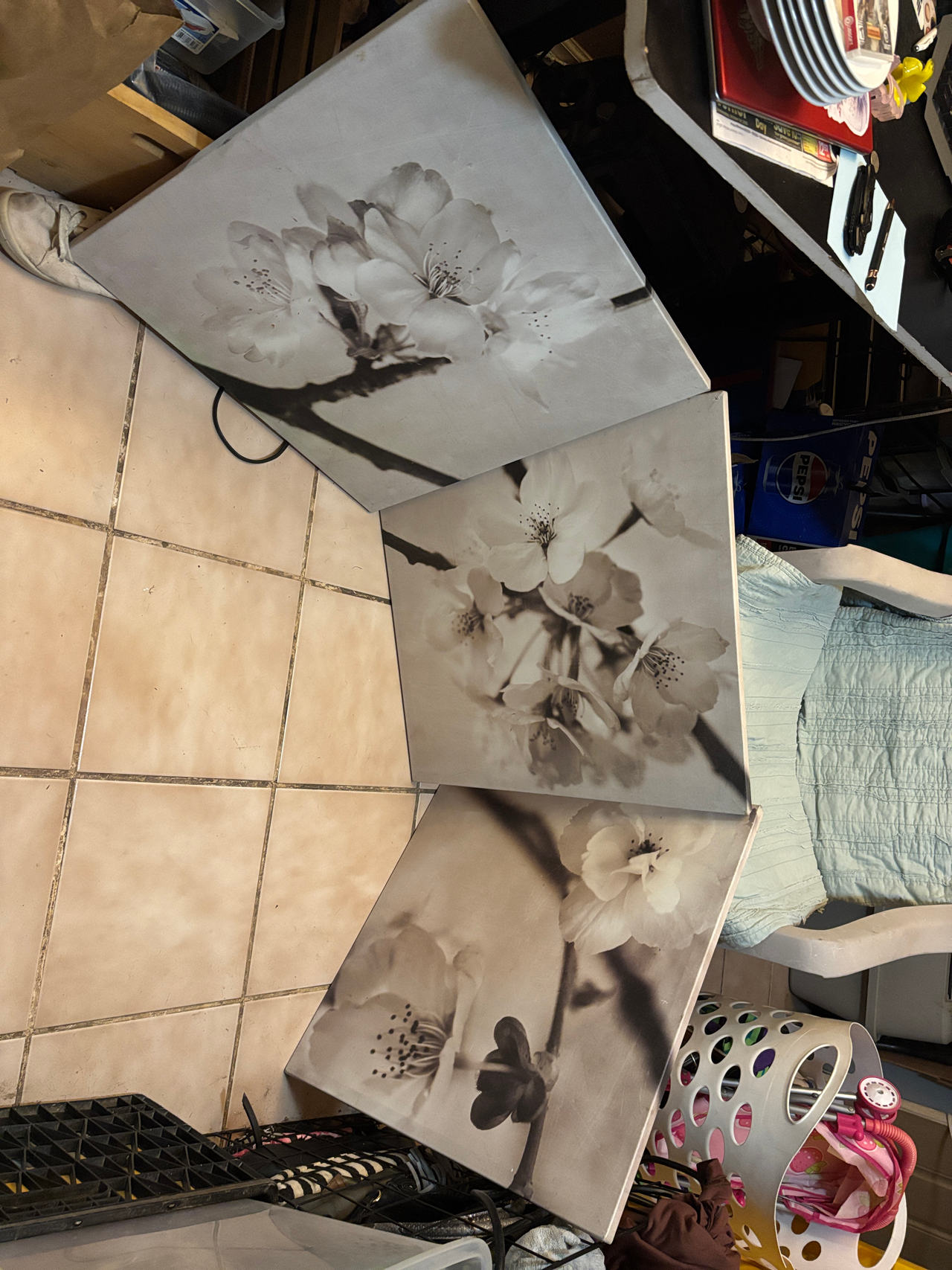 Floral Canvas Wall Art Set