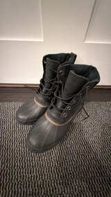 Sorel Cheyanne Men's Black Leather Waterproof Duck Boots 7.5 Men’s  - Image 2