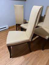 Set of 8 Upholstered High Back Dining Chairs - Image 2