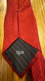 Black Brown 1826 Silk Tie - Image 2