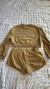Everlane Terry Cropped Pullover and Shorts Set S/M - Image 5