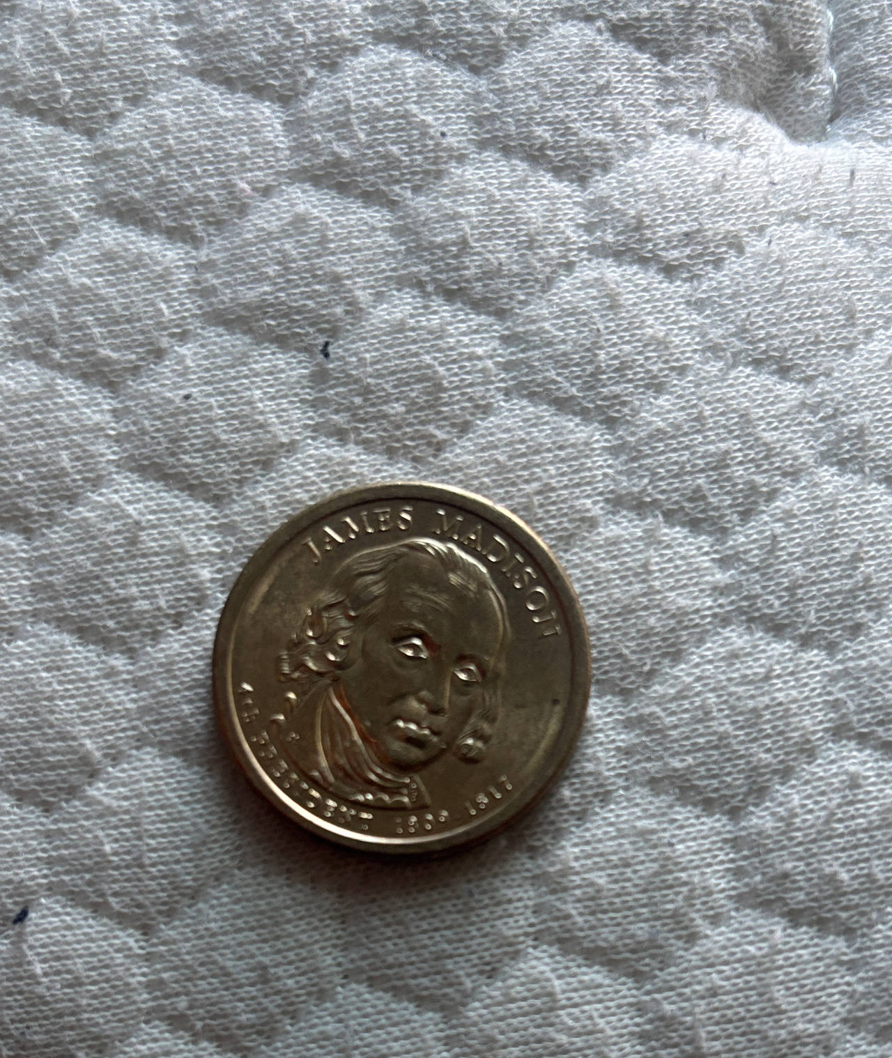 James Madison Presidential $1 Coin