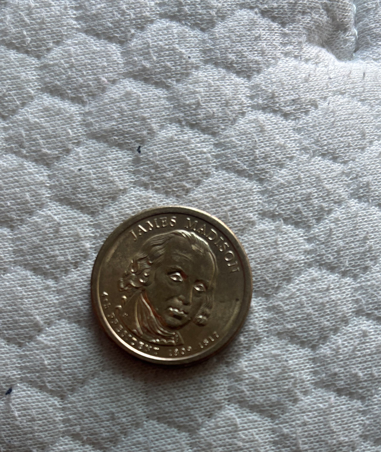 James Madison Presidential $1 Coin