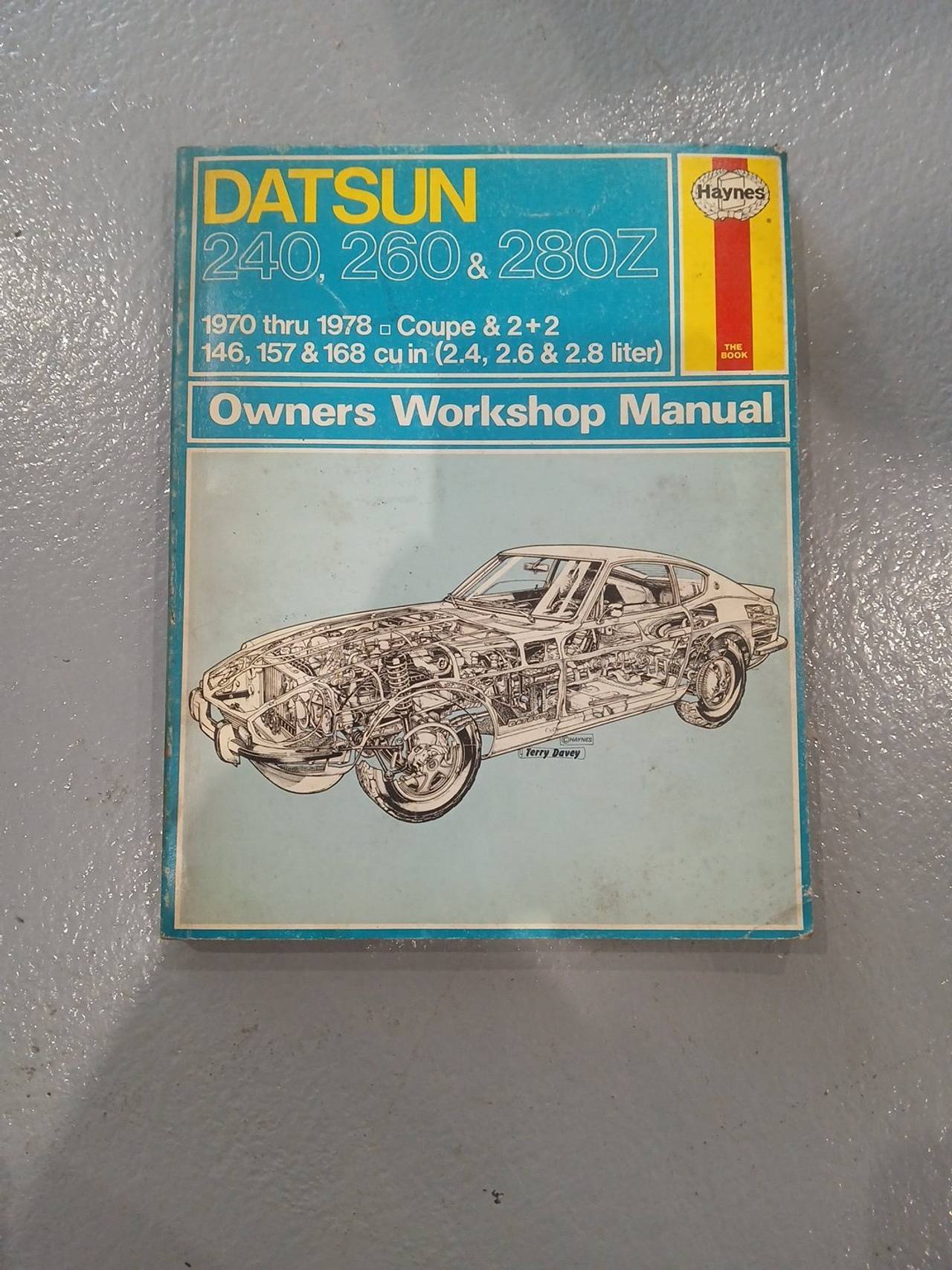 Haynes Datsun 240, 260 & 280Z (1970-1978) Owners Workshop Manual