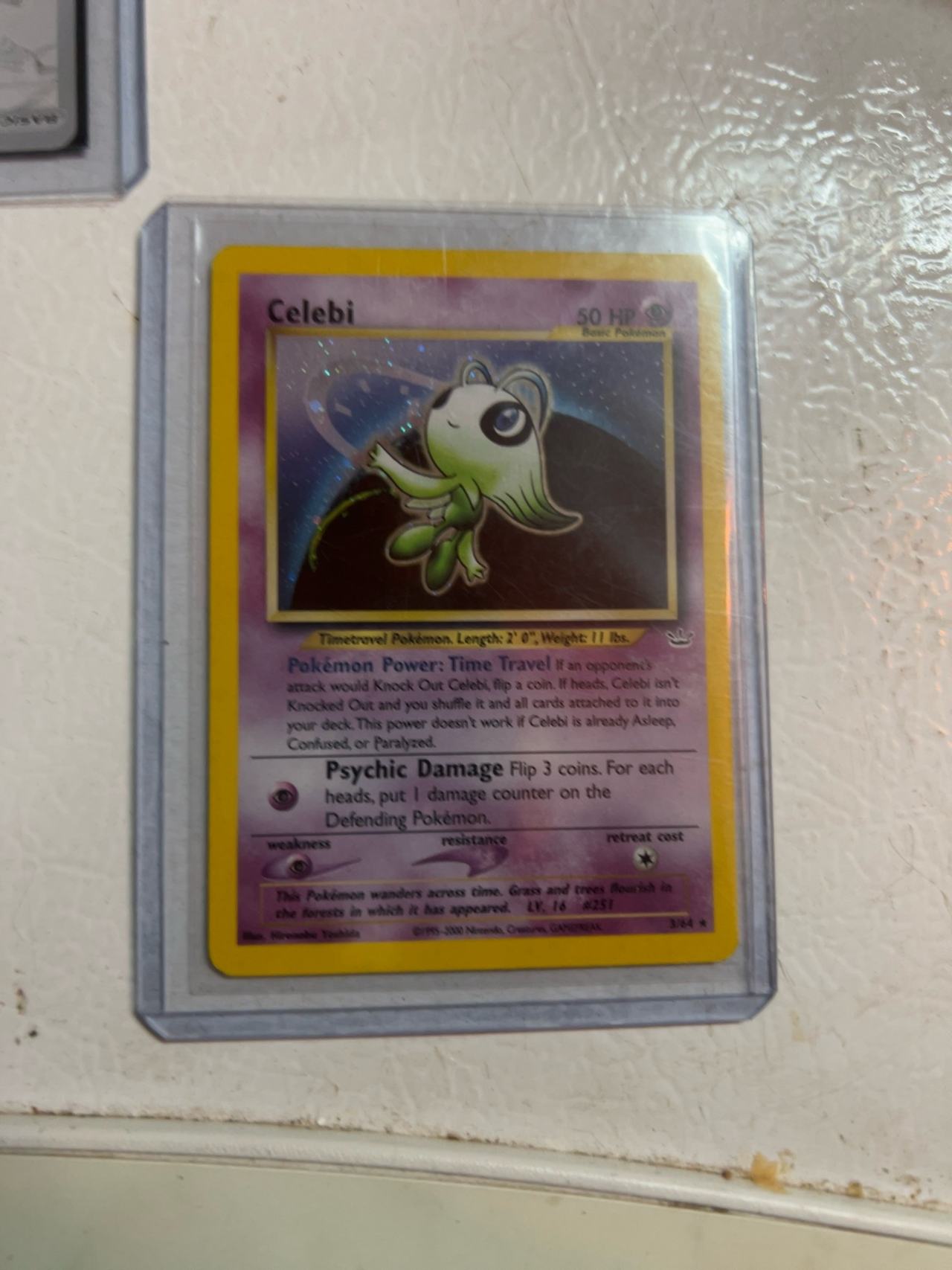 Pokemon TCG Celebi Holo Neo Revelation 1st Edition