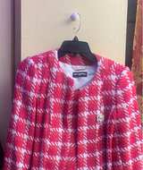 Karl Lagerfeld Paris Tweed Plaid Jacket - Image 1