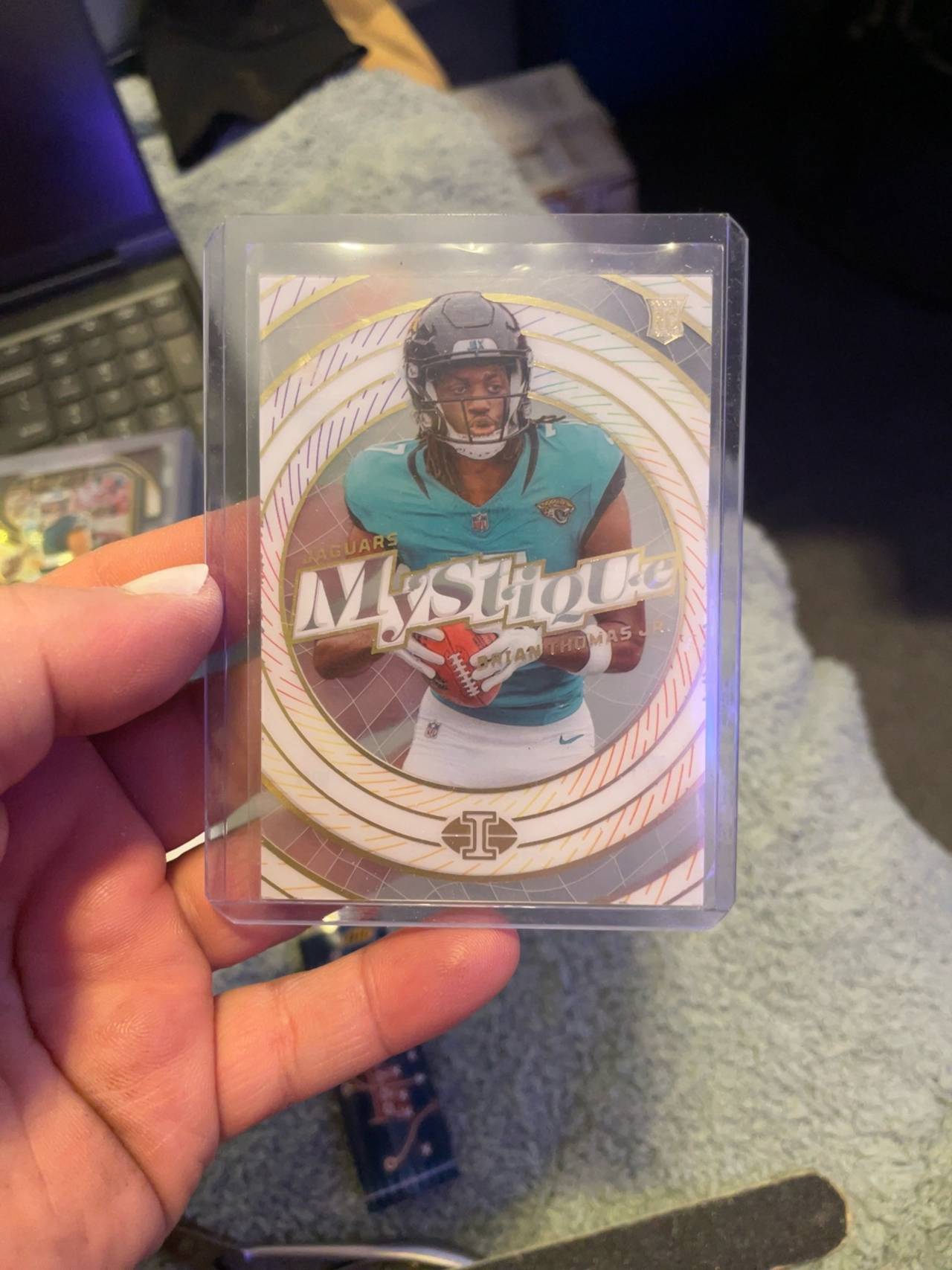 Panini Illusions Brian Thomas Jr. 2024 Mystique Rookie Card #13