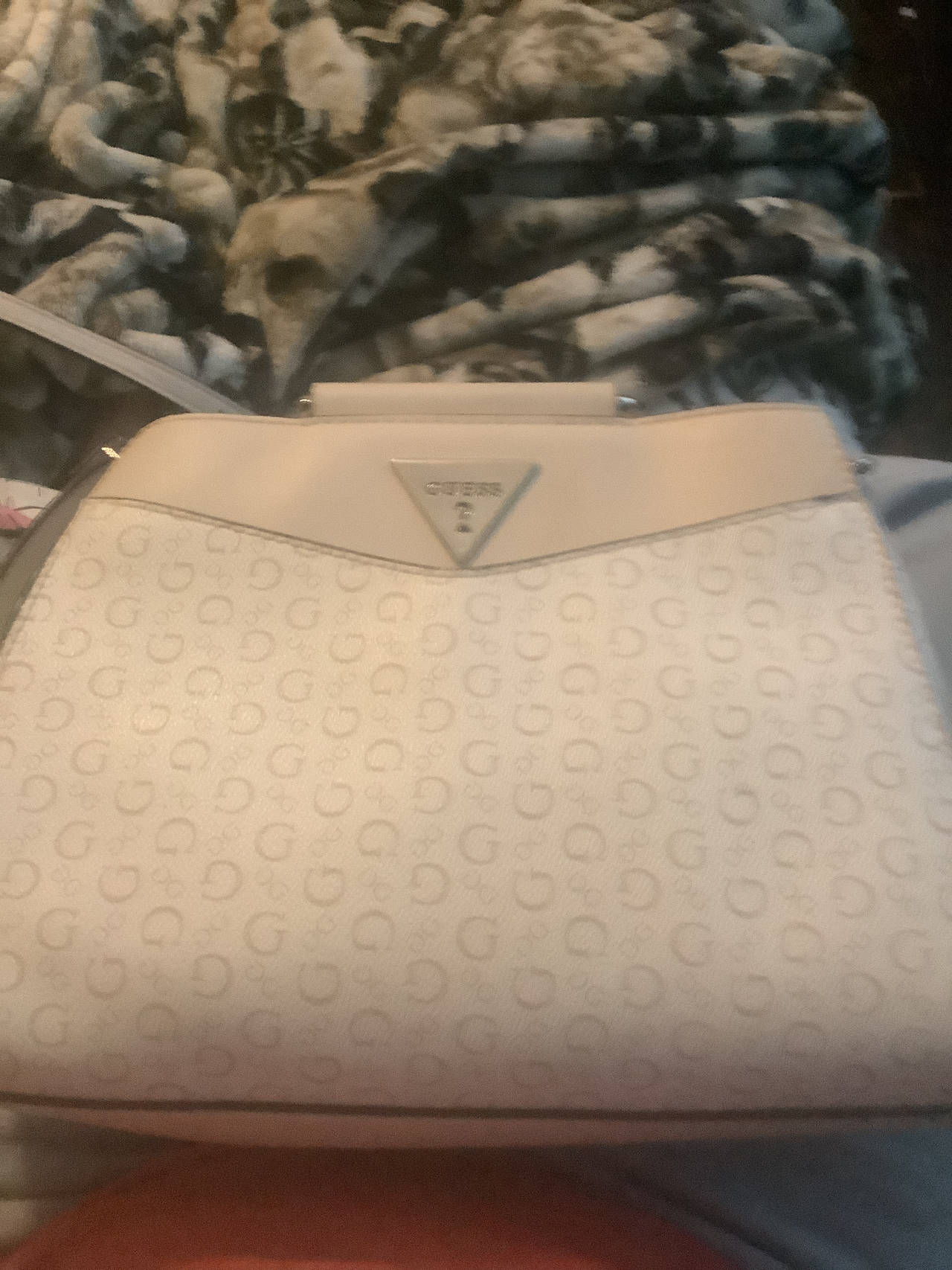 Guess Logo Satchel Handbag