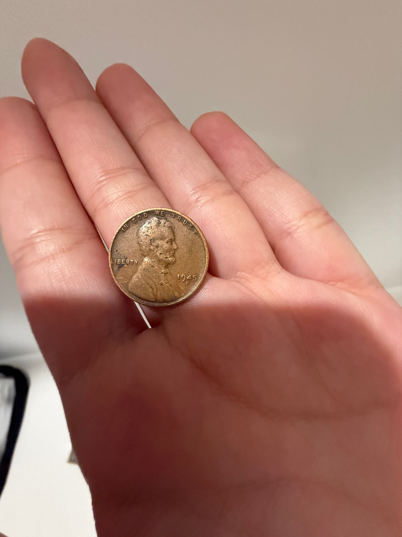 Lincoln Wheat Penny from 1945