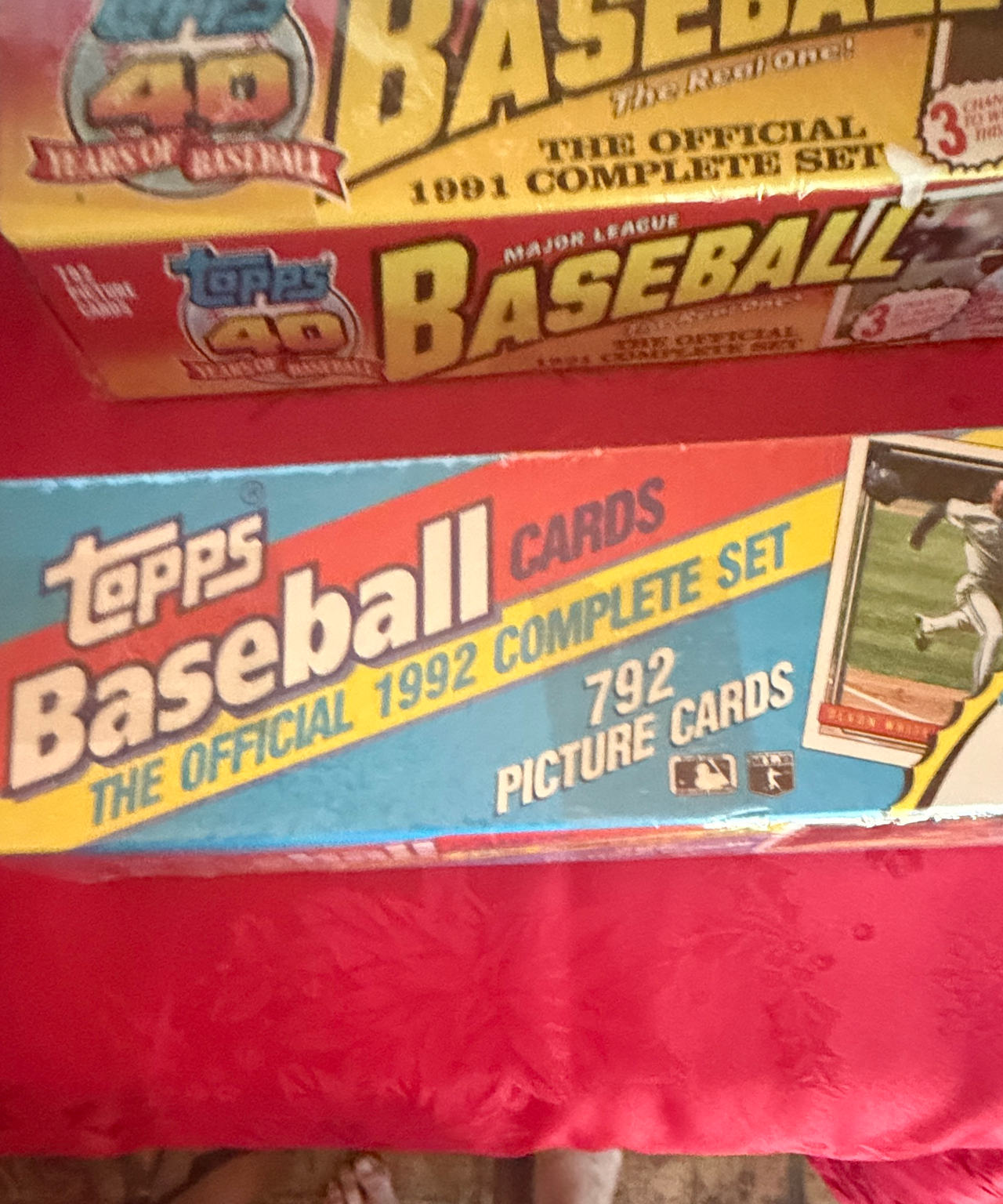 1992 Topps Baseball Official Complete Set (792 Cards)