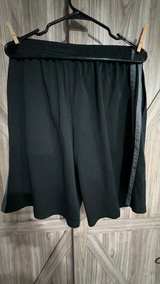 Large Black Champion Men's Athletic Shorts with Side Stripes - Image 3