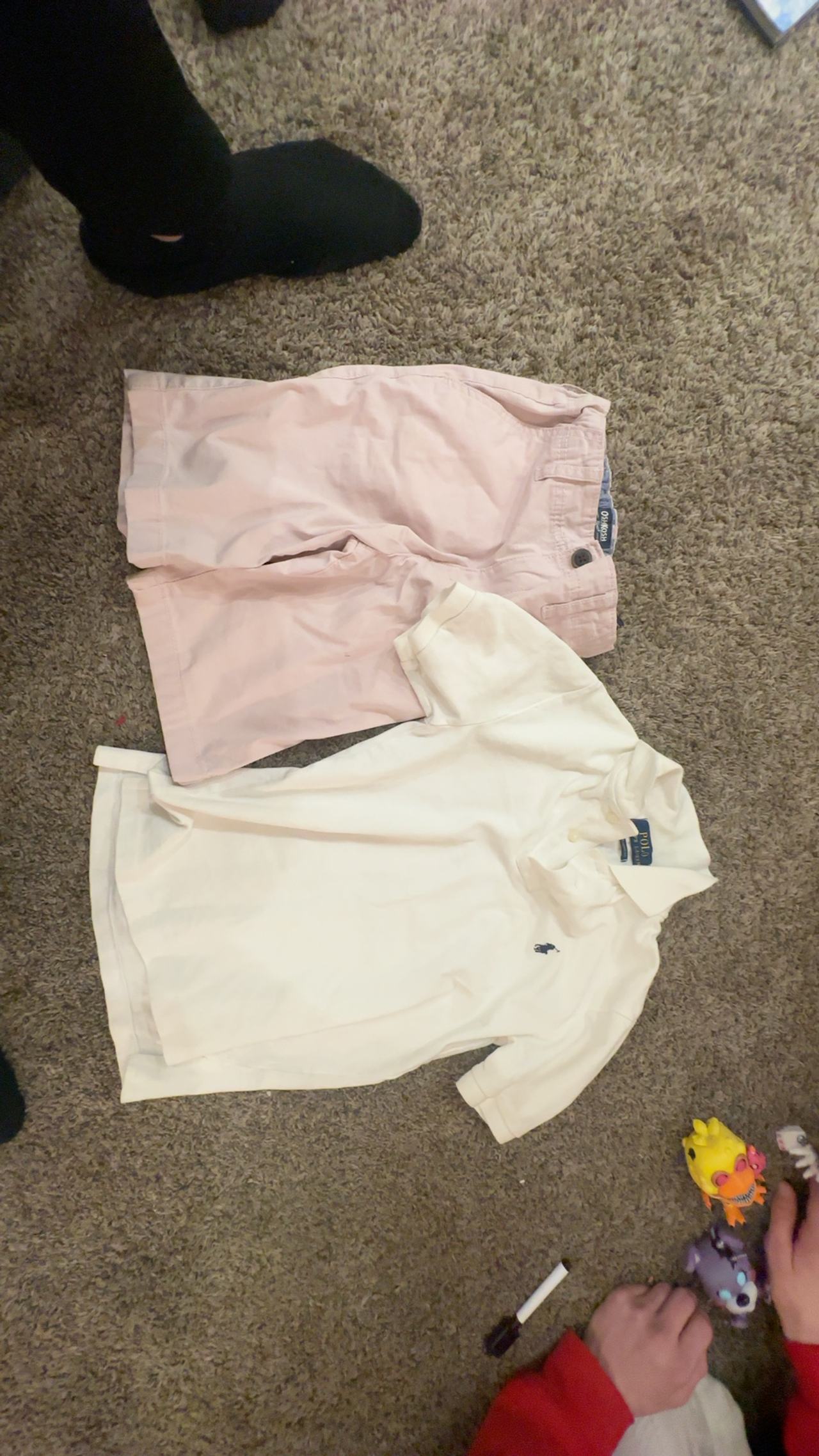 Ralph Lauren Boys' Polo Shirt & Oshkosh Bjosh Shorts Set Size 8