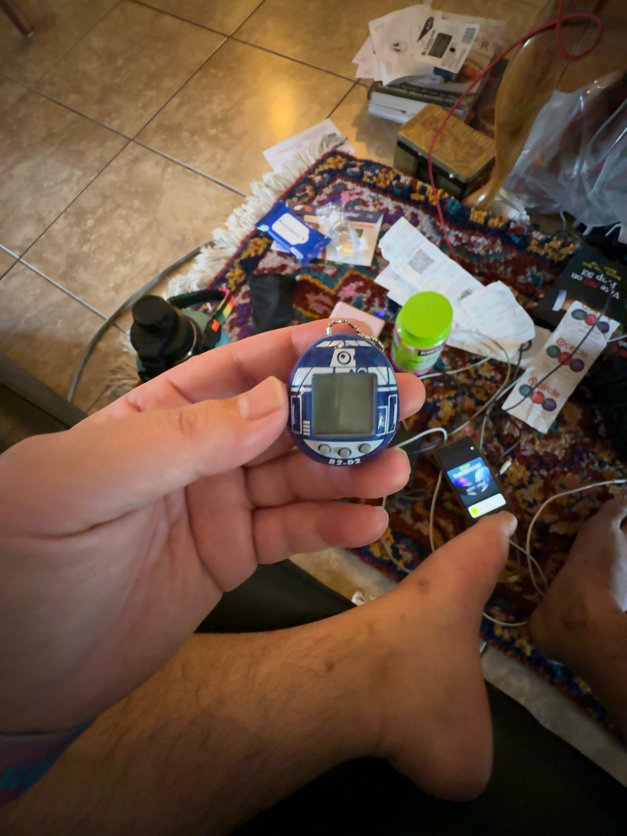Bandai Tamagotchi Nano Star Wars R2-D2 Blue