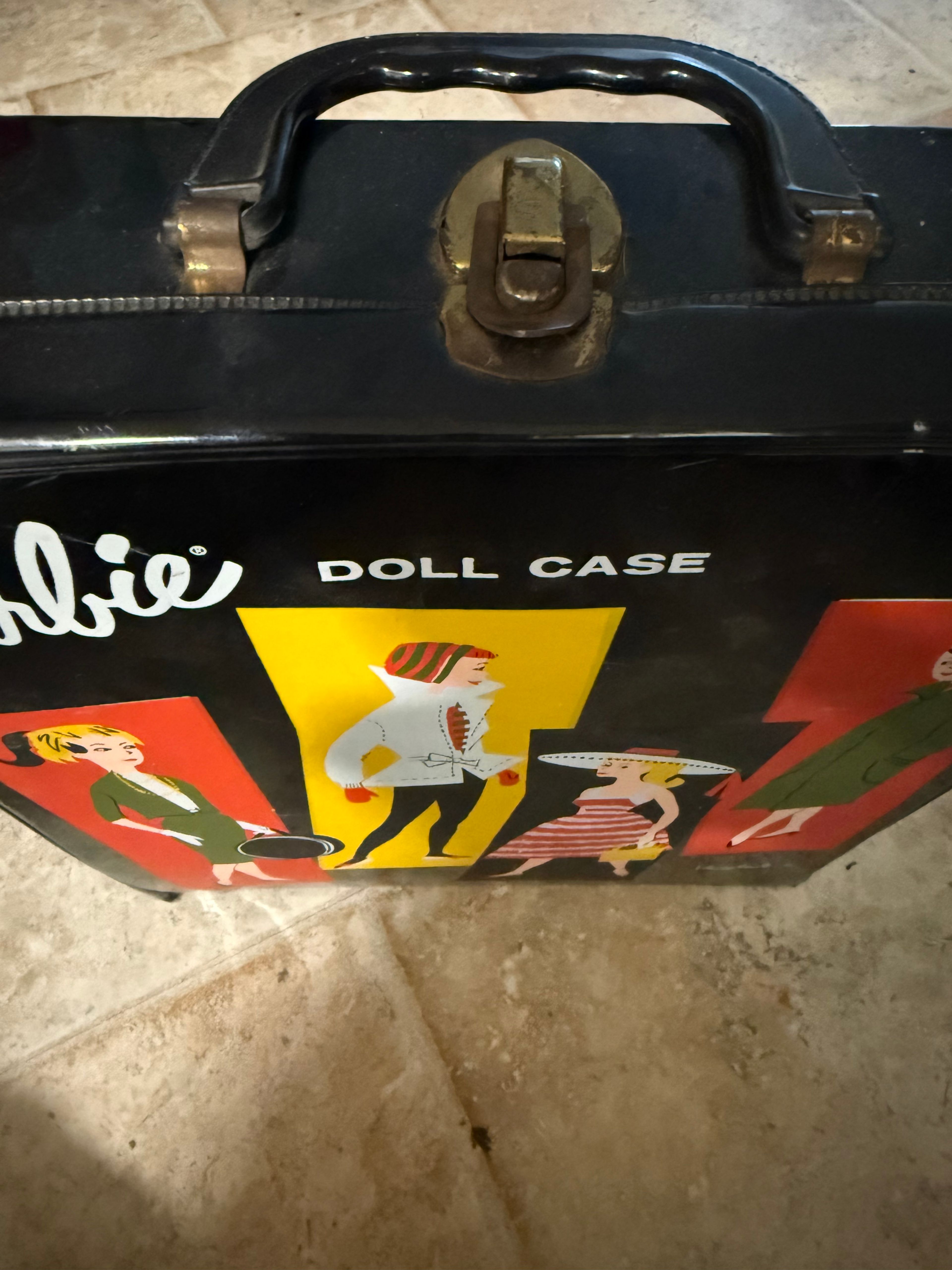 Vintage 1960s Barbie Dolls with Original Doll Case and various accessories - Image 5