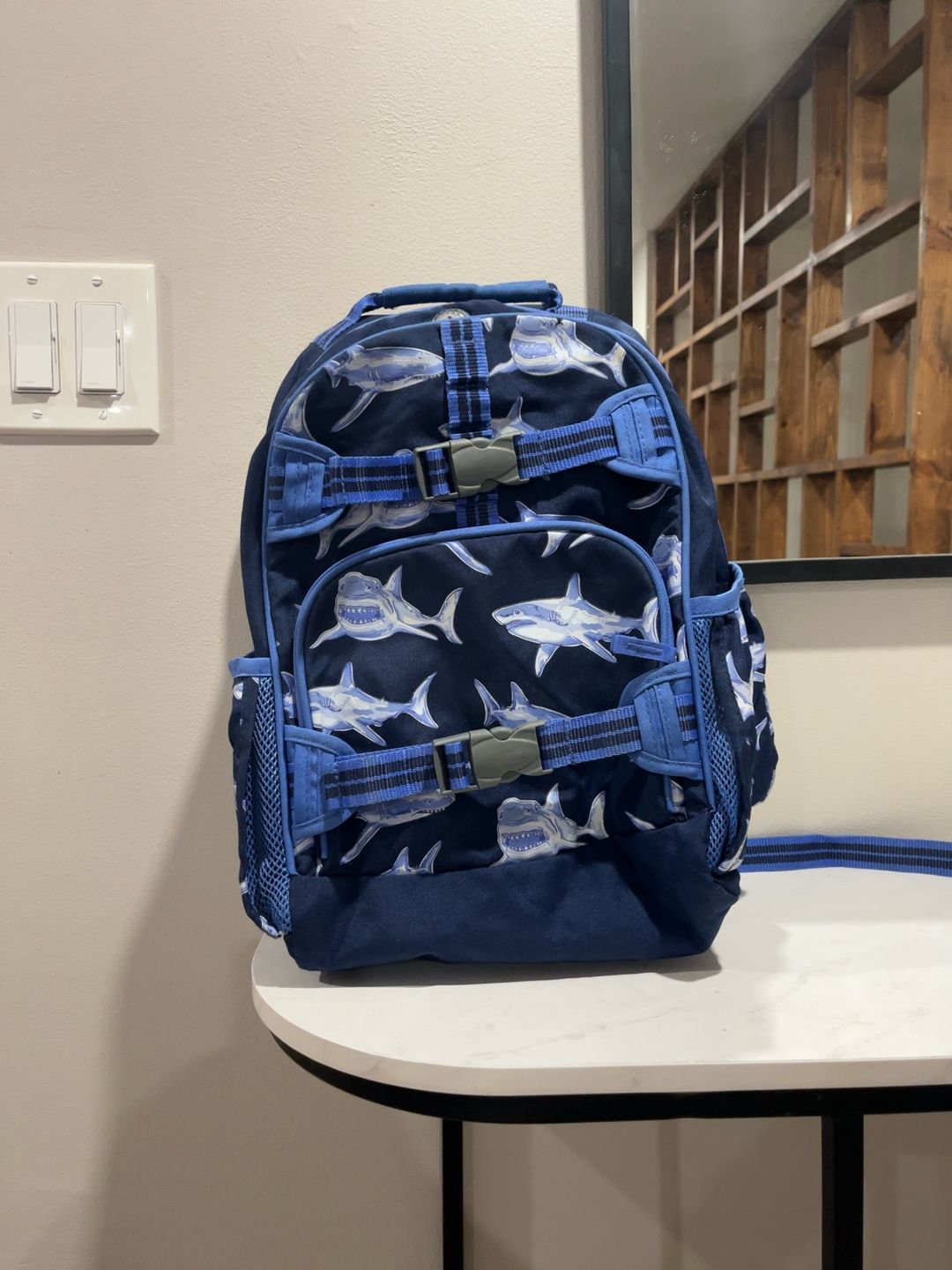 Pottery Barn Kids Shark Backpack
